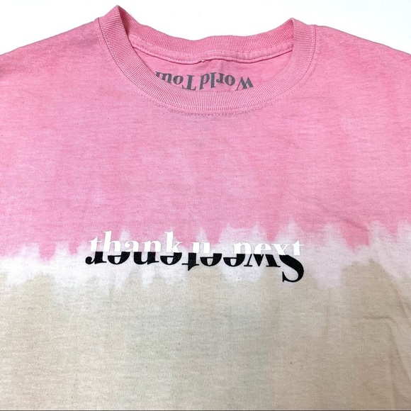 Ariana Grande Thank u, next Sweetener Tie Dye Concert World Tour Tee Size Small - Picture 4 of 6